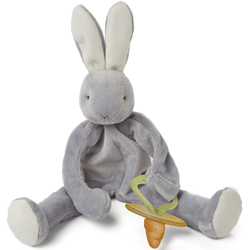bunnies by the bay speenknuffel konijn - grijs - 33 cm | BB-100107 | 0