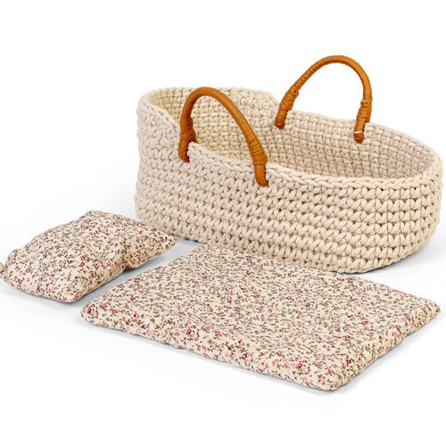by astrup gebreide poppenreiswieg - 35 cm | 184141 | 0