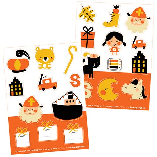 by bora stickers sinterklaas  | STSK01 | 0