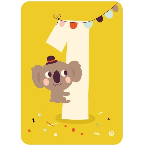 by bora verjaardagskaart - koala  | PCNU01 | 0
