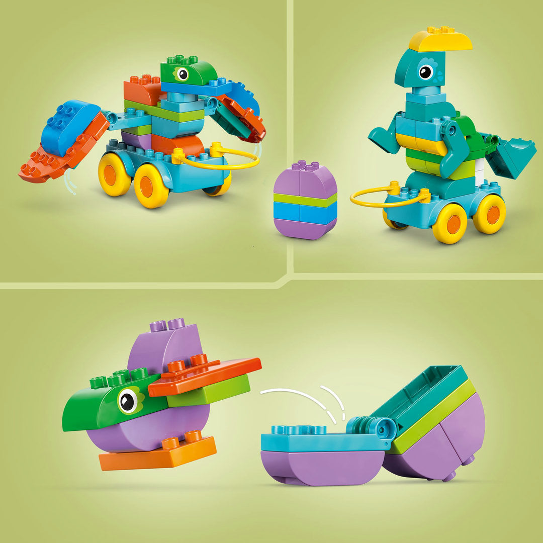 LEGO DUPLO stad 3-in-1 dinosaurussen op wielen