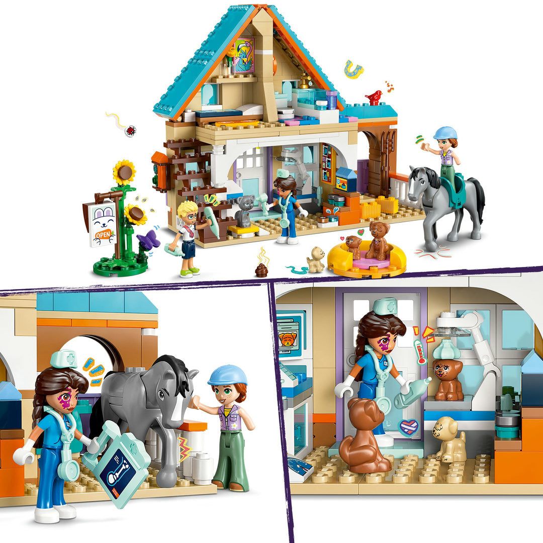LEGO friends dierenkliniek voor paarden en huisdieren