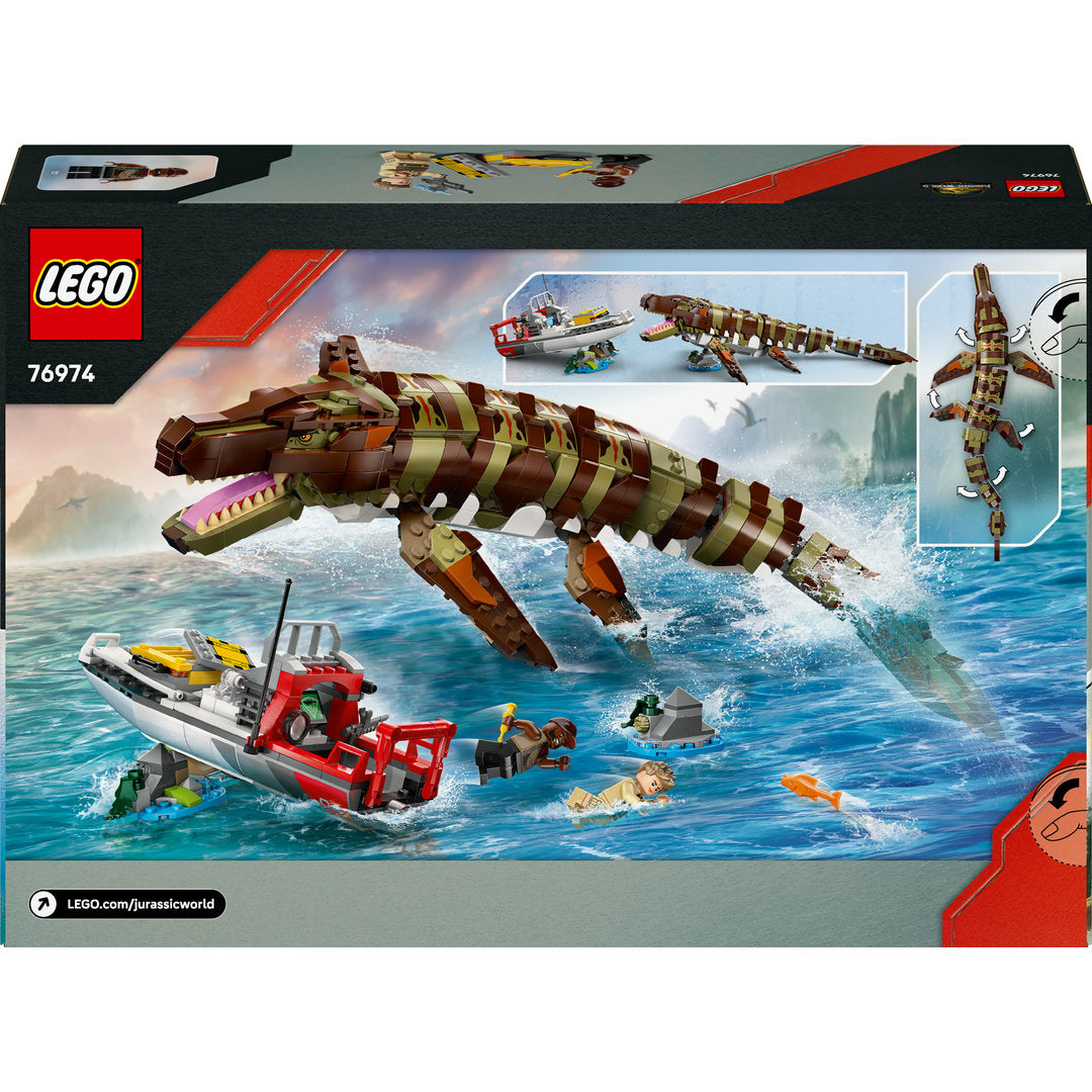 LEGO jurassic world bouwbare mosasaurus bootmissie