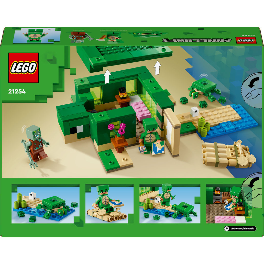LEGO minecraft het schildpadstrandhuis model