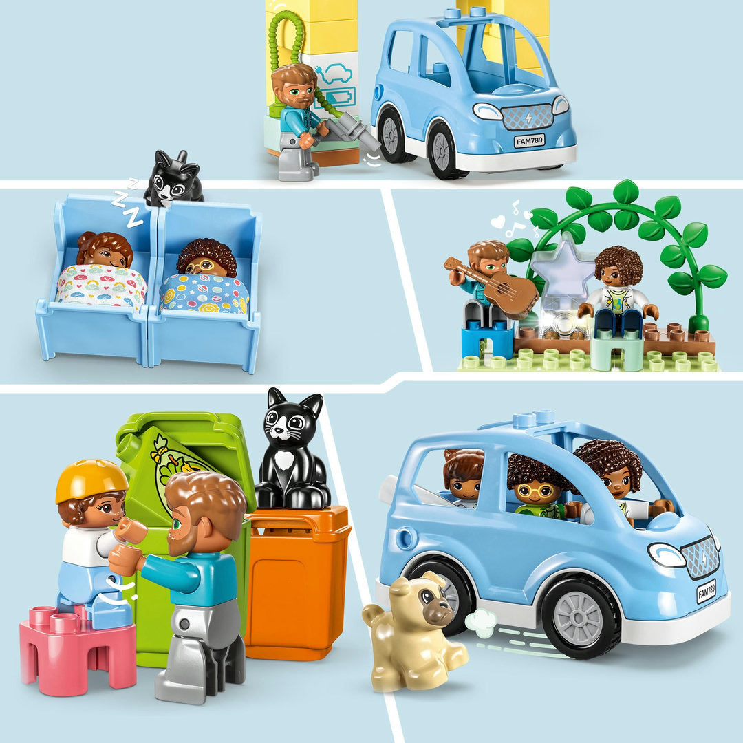 LEGO DUPLO stad 3-in-1 familiehuis (218 onderdelen)