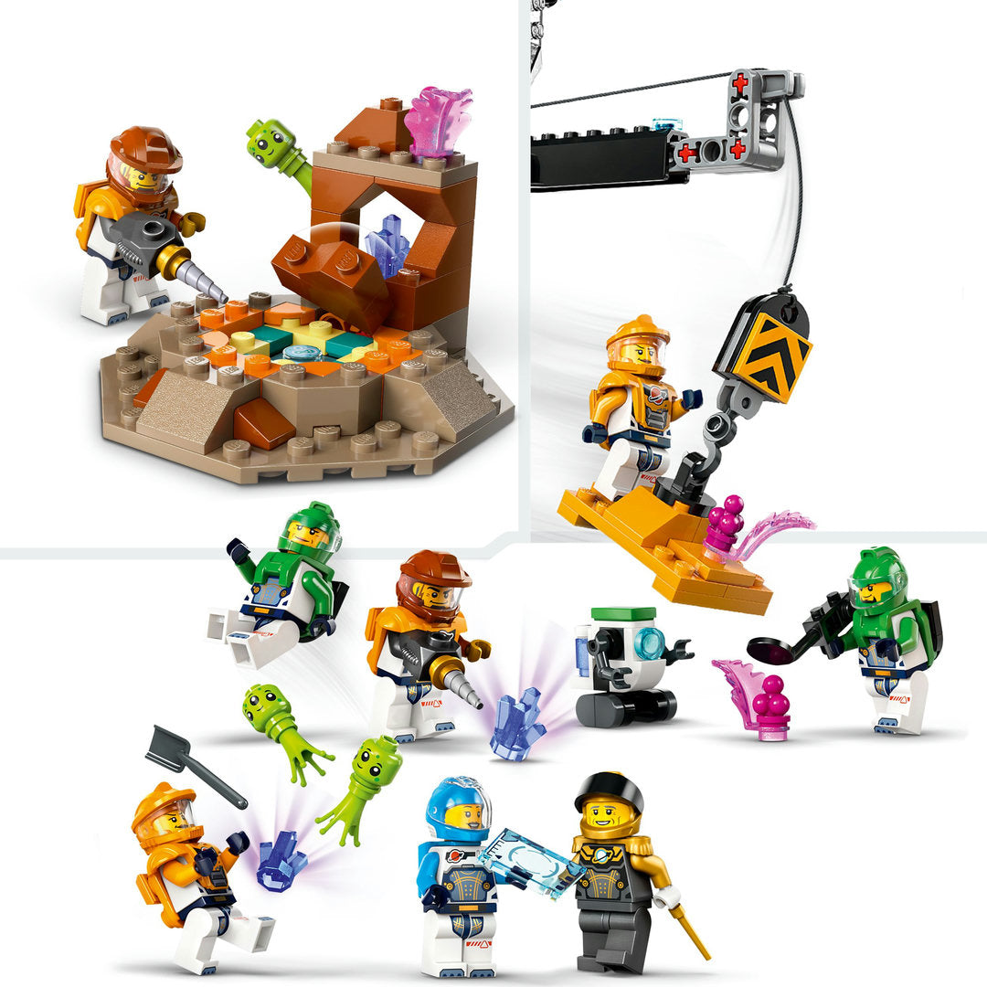 LEGO city ruimtebasis en raketlanceringsplatform set