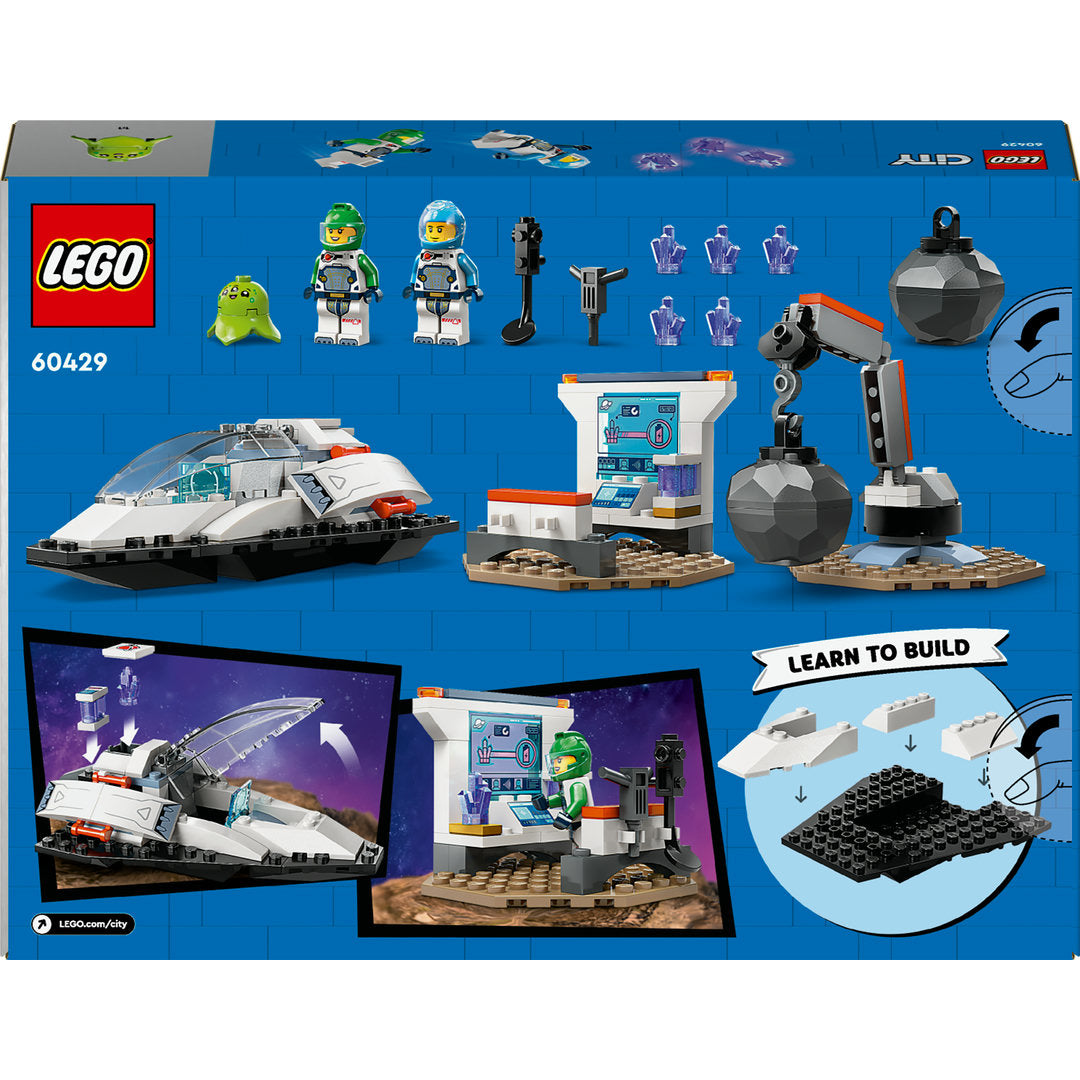LEGO city ruimteschip en ontdekking van asteroïde set