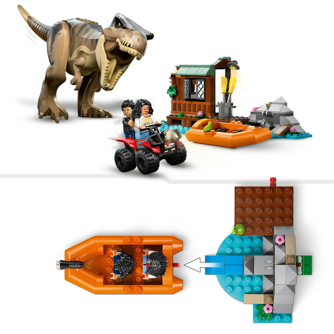 LEGO jurassic world t. rex rivierontsnapping bouwset