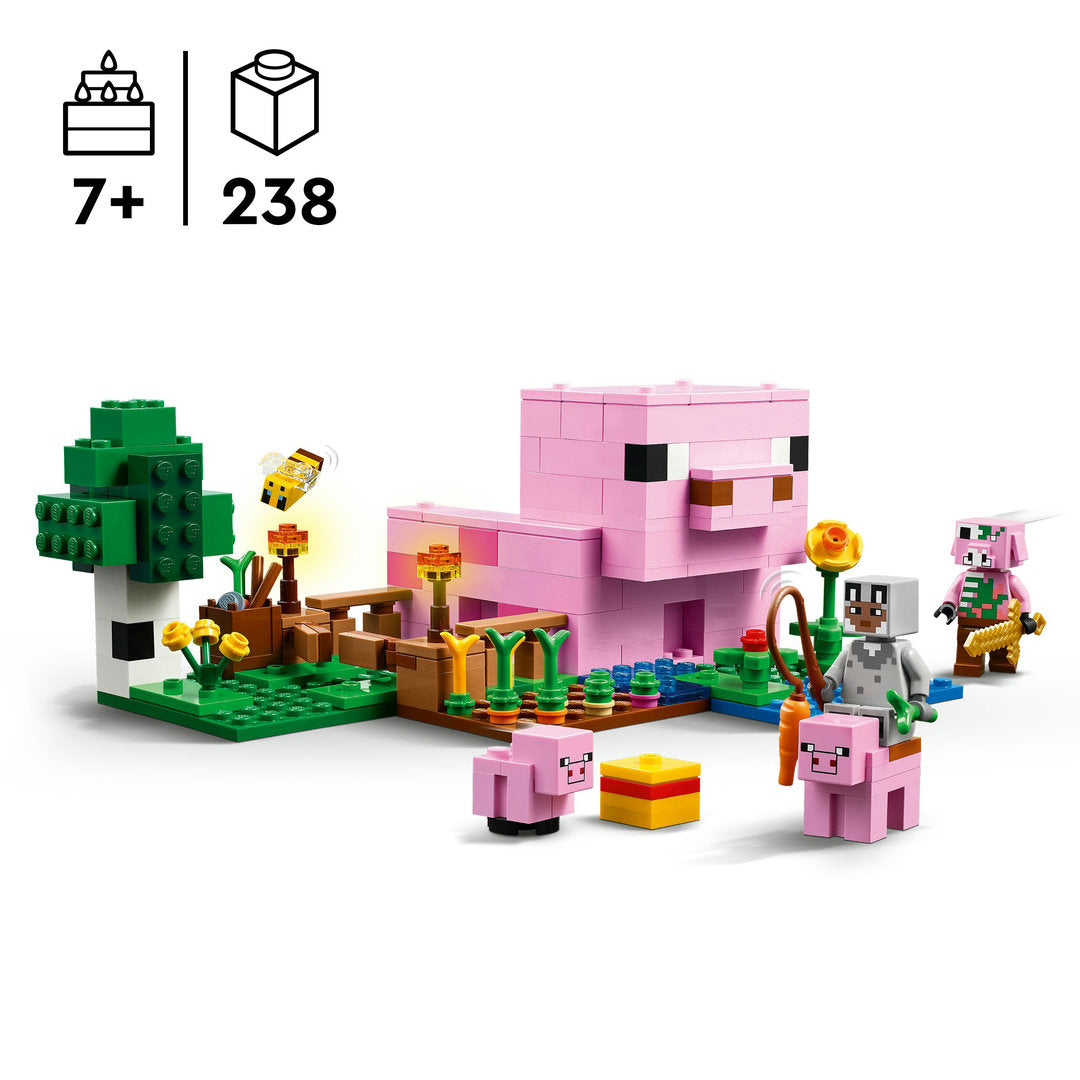 LEGO minecraft het huis van het biggetje