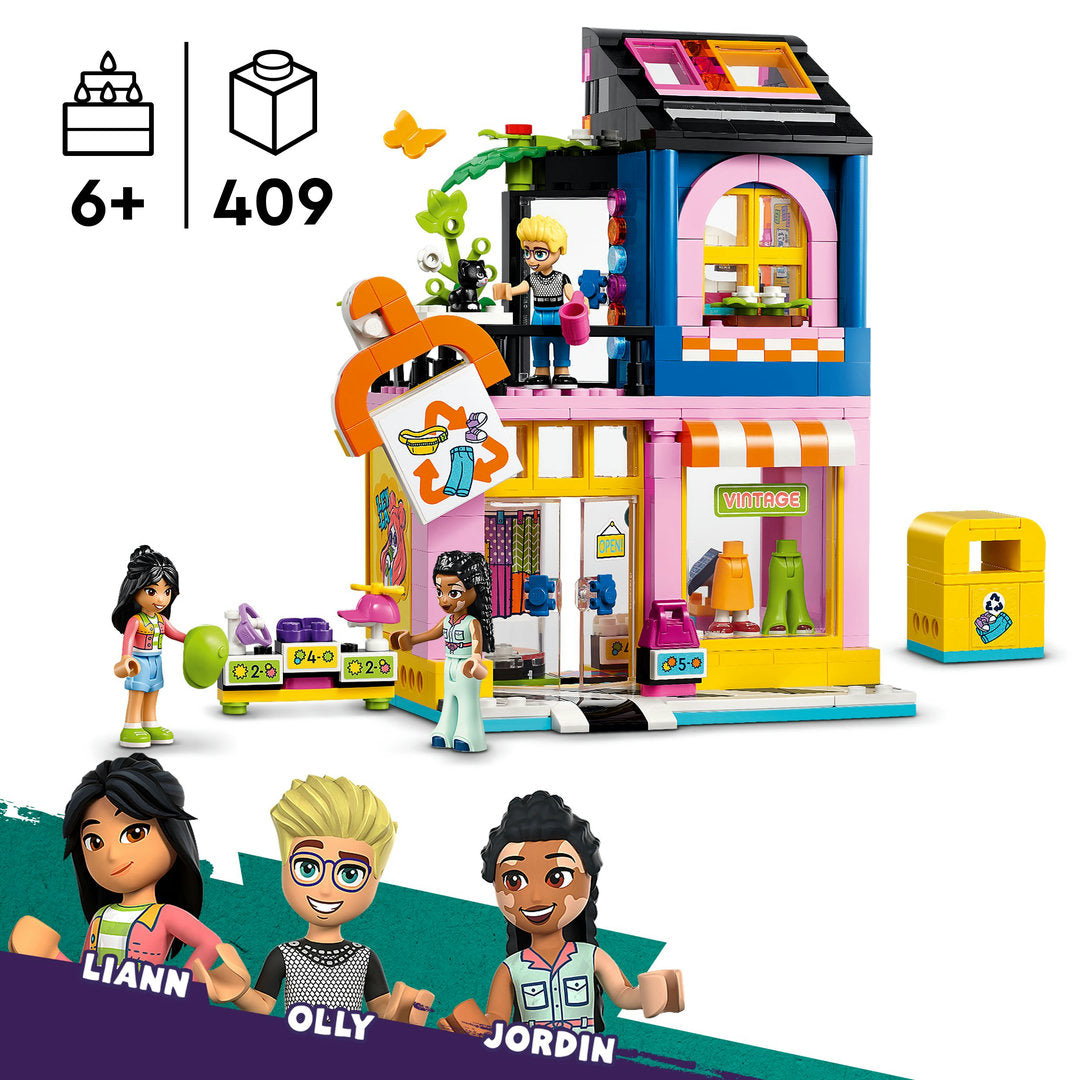 LEGO vintage kledingwinkel winkel