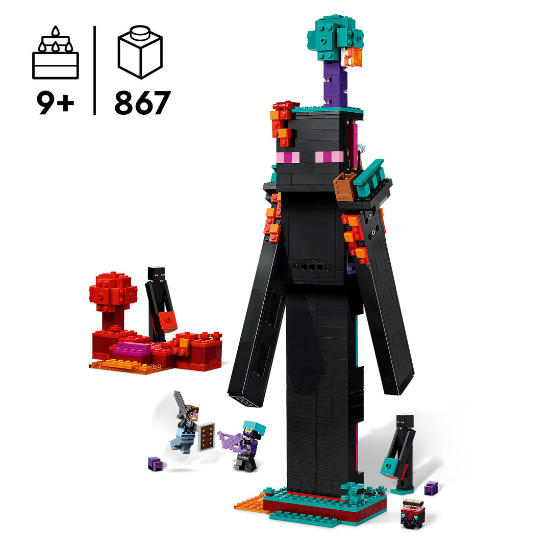 LEGO minecraft de enderman toren gaming