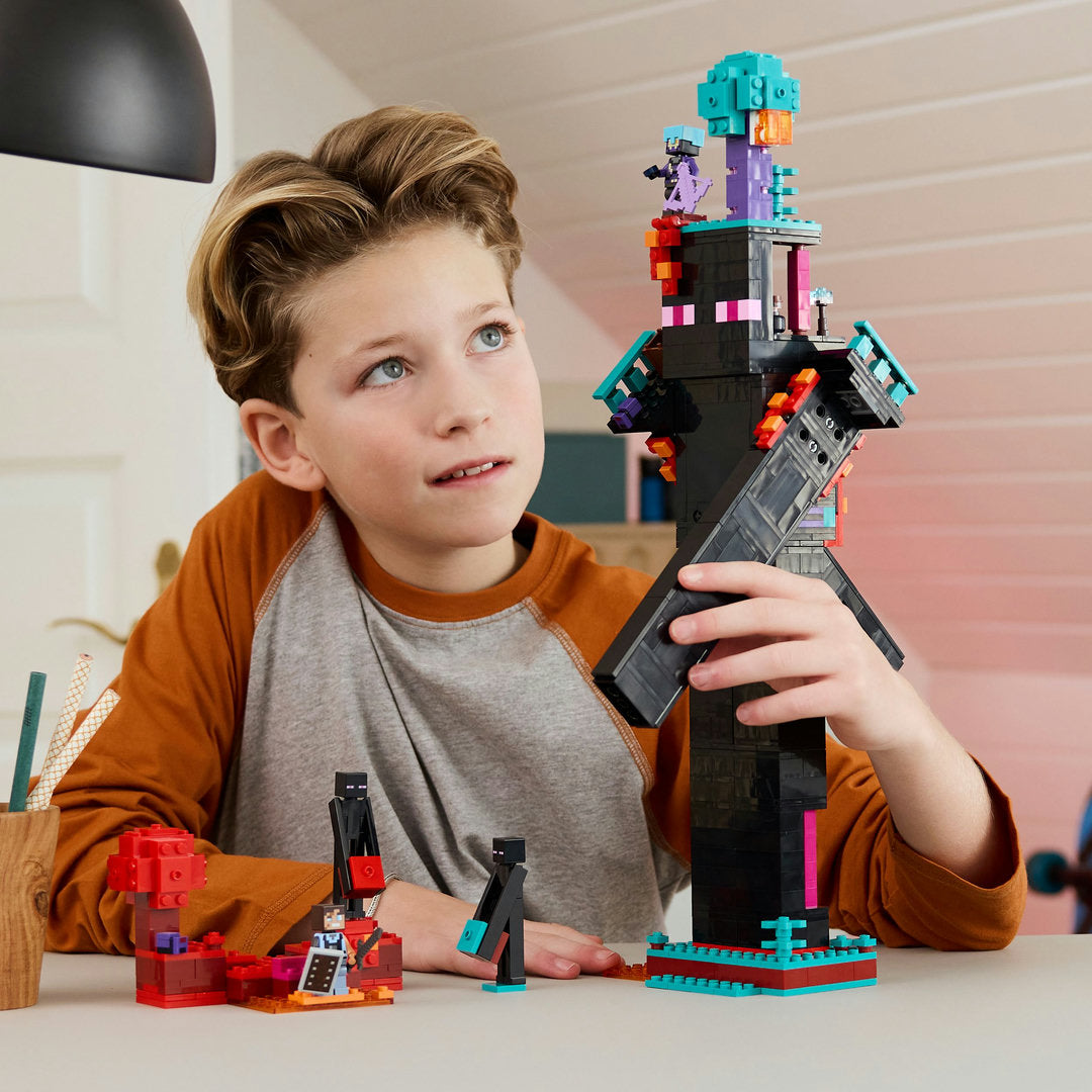 LEGO minecraft de enderman toren gaming