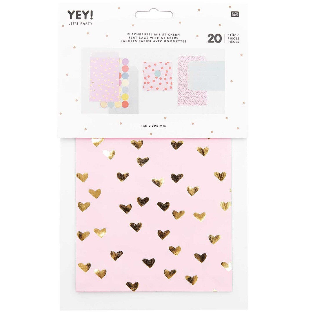 cadeauzakjes - roze - 20st | 99001.61.65 | 0