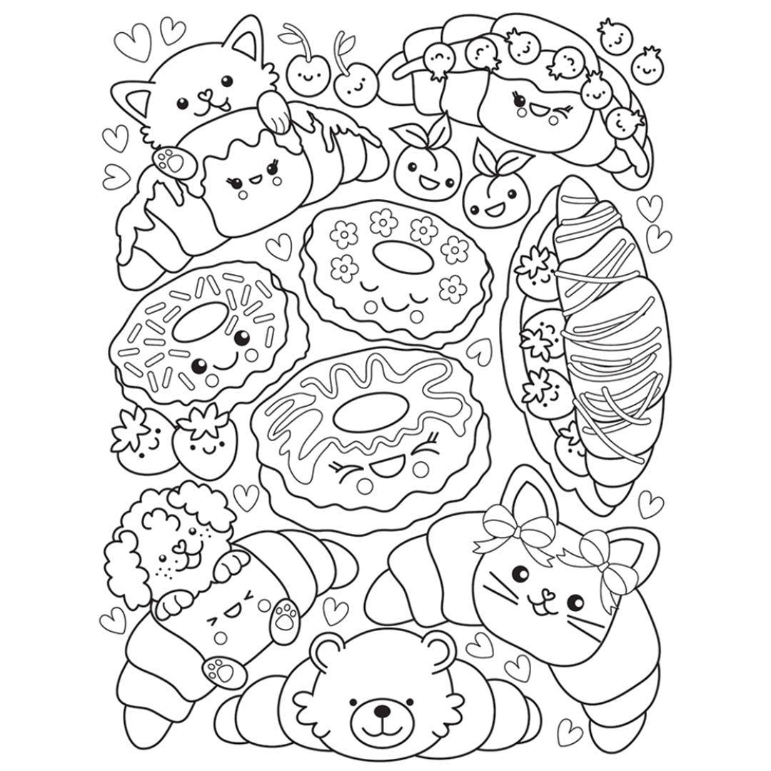 veltman uitgevers café cuties - cozy kleurboek | 1742398 | 3