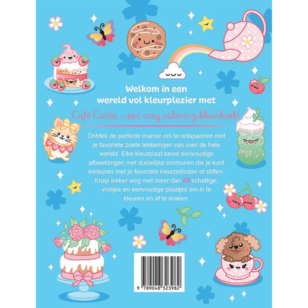 veltman uitgevers café cuties - cozy kleurboek | 1742398 | 4