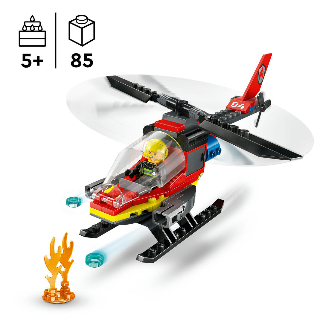 LEGO city brandweerhelikopter bouwset
