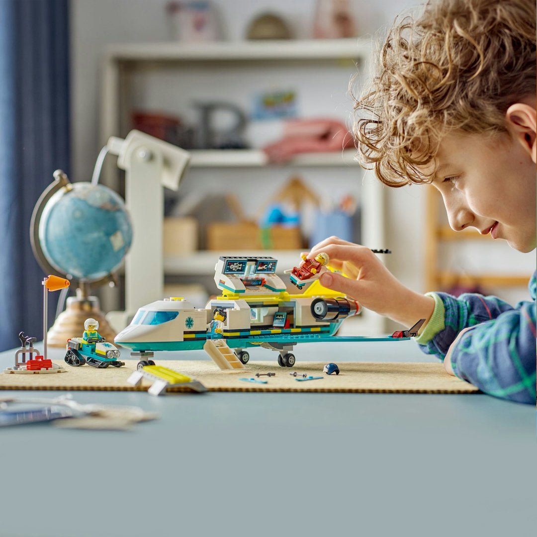 LEGO city ambulancevliegtuig vliegtuig