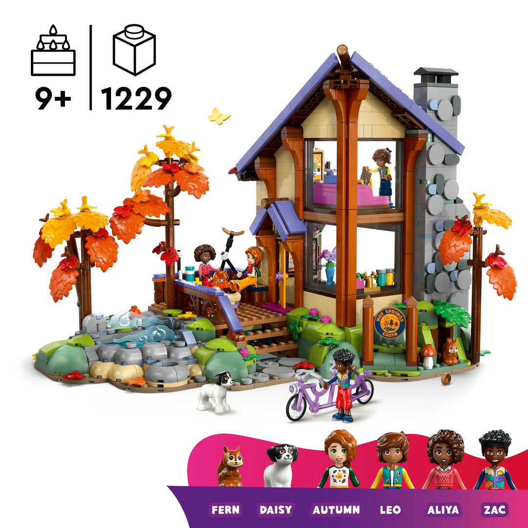 lego friends gezellige boshut in de herfst | 42705 | 1
