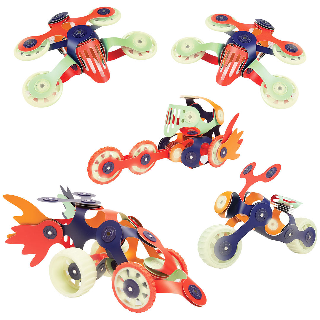 clixo magnetische bouwset mars rover - 30-delig