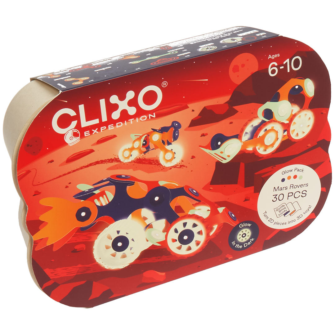 clixo magnetische bouwset mars rover - 30-delig
