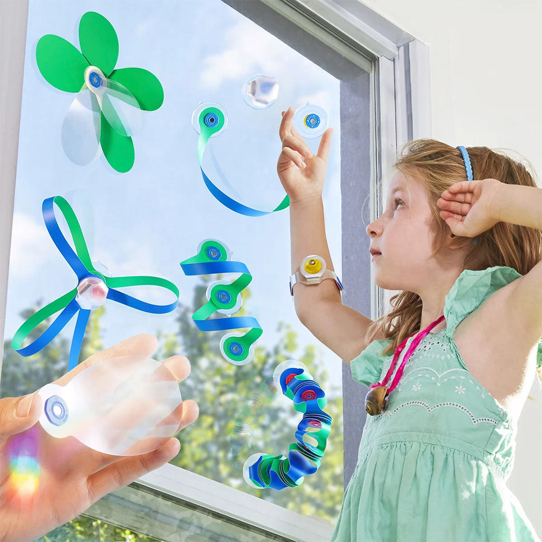 clixo magnetische bouwset voor op het raam - window - 24-delig | CL-WNDW-FT-1 | 3