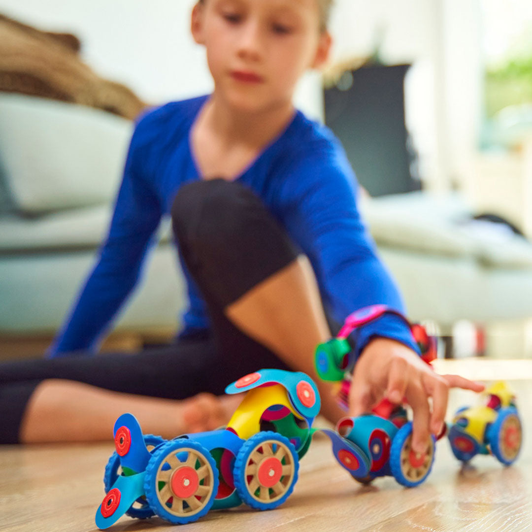 clixo magnetische bouwset wheel creator - 72-delig | CL-WHCR-RB-1 | 2