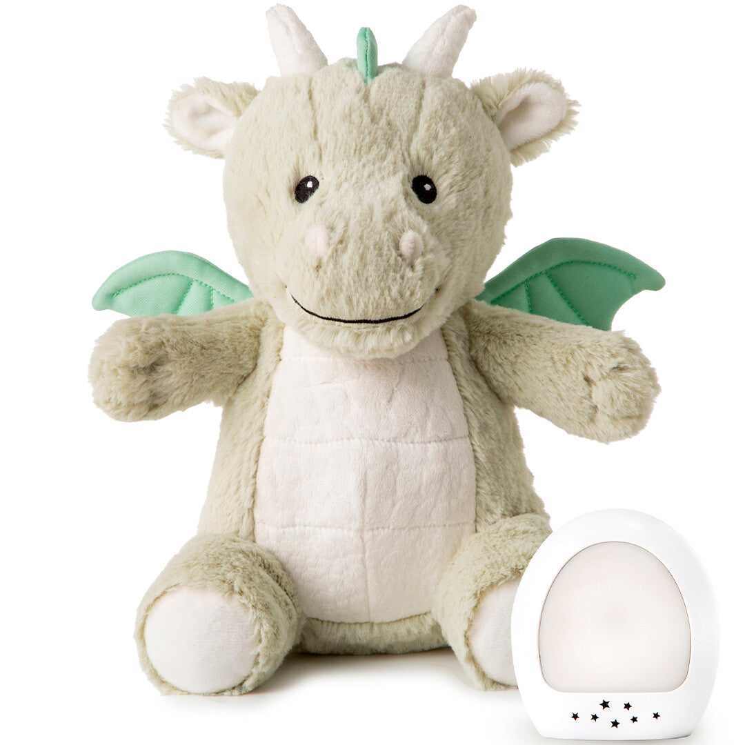 cloud.b knuffeldraak met nachtlamp en geluid - drake | CLB-LOVELIGHT-DRA | 0