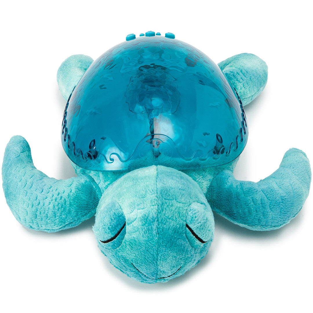 cloud.b knuffelschildpad met nachtlamp en geluid - aqua | CLB-REC-TURTLE-AQ | 4
