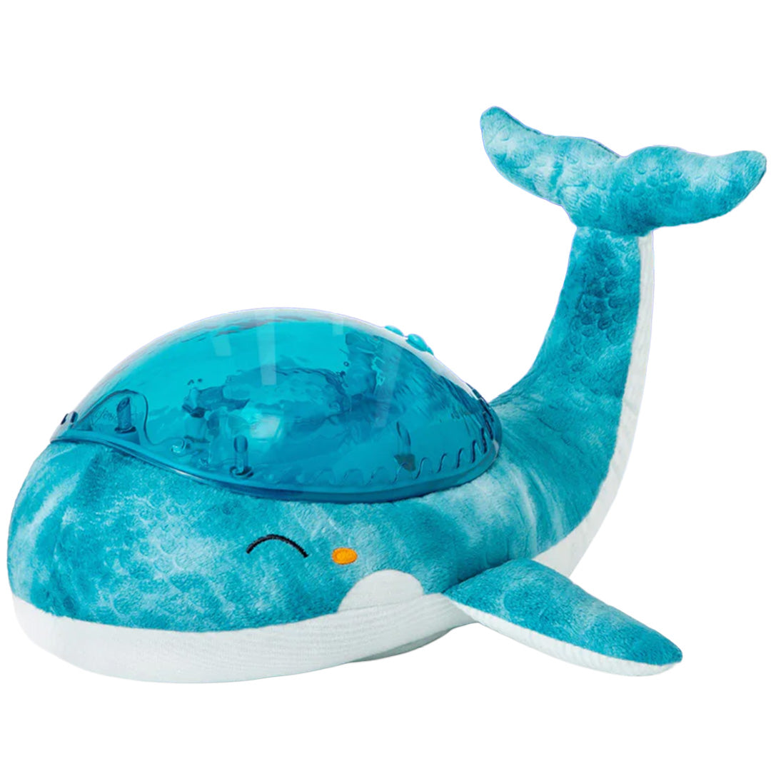 cloud.b knuffelwalvis met nachtlamp en geluid - blauw | CLB-TRANQUILWHALE-BU | 10