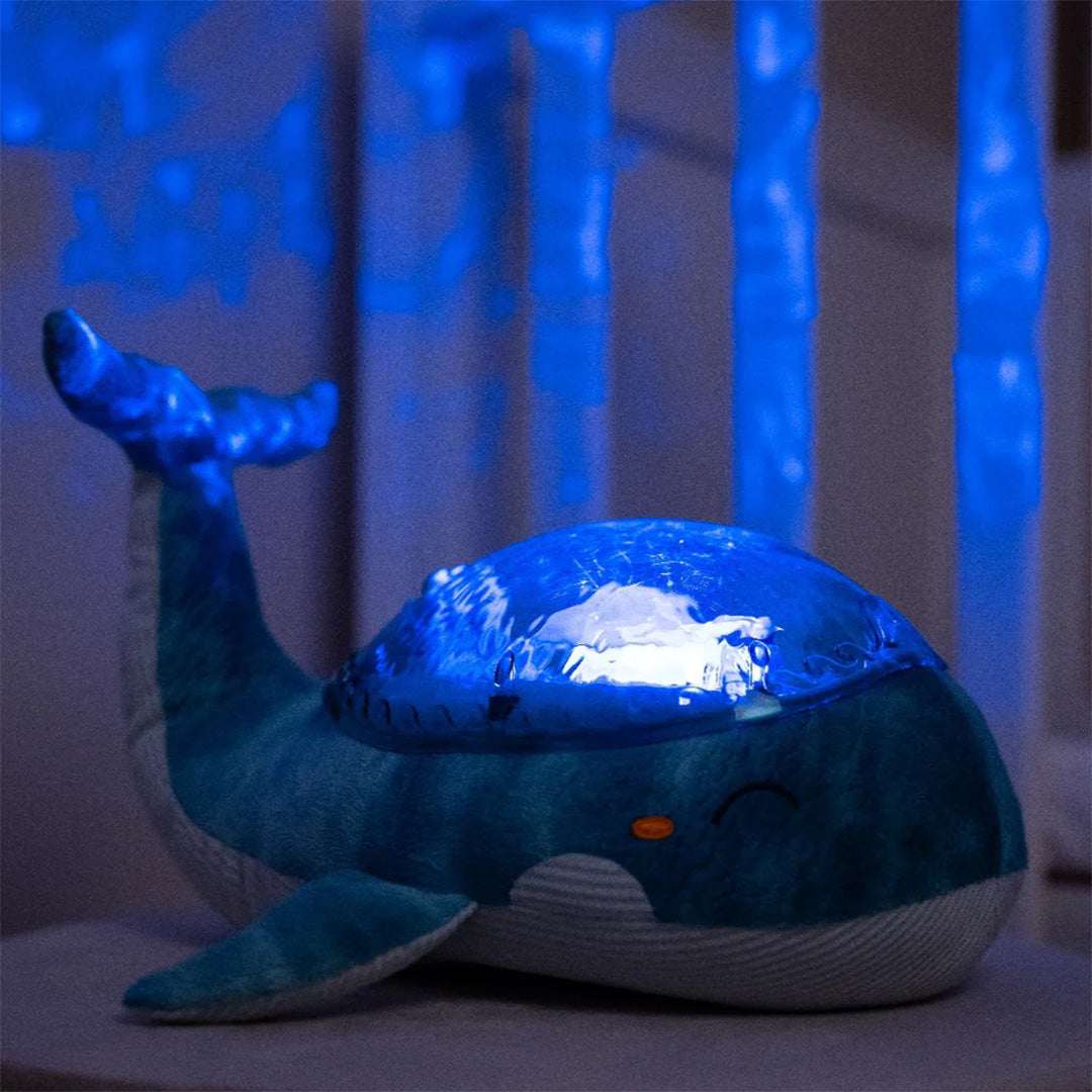 cloud.b knuffelwalvis met nachtlamp en geluid - blauw | CLB-TRANQUILWHALE-BU | 15