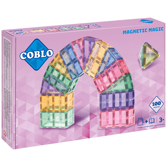 coblo magnetische tegels pastel - 100st | COBLO100-P | 0