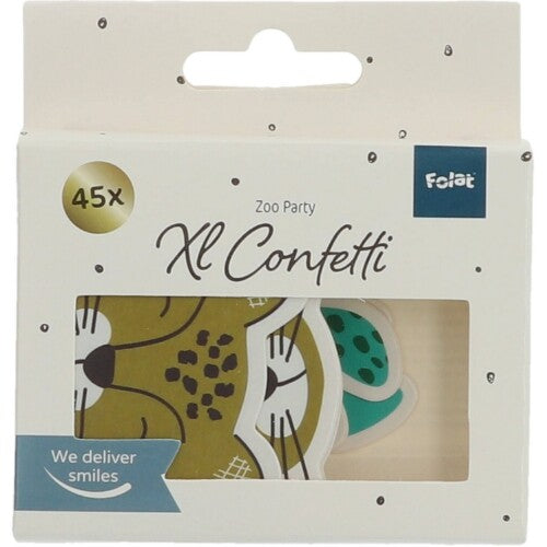 confetti xl zoo party - 45st  | 68323 | 1