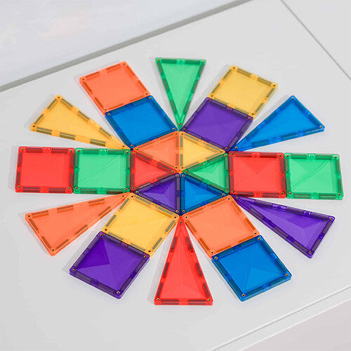 connetix magnetische tegels mini - rainbow - 24st  | CON-EU-24 | 3