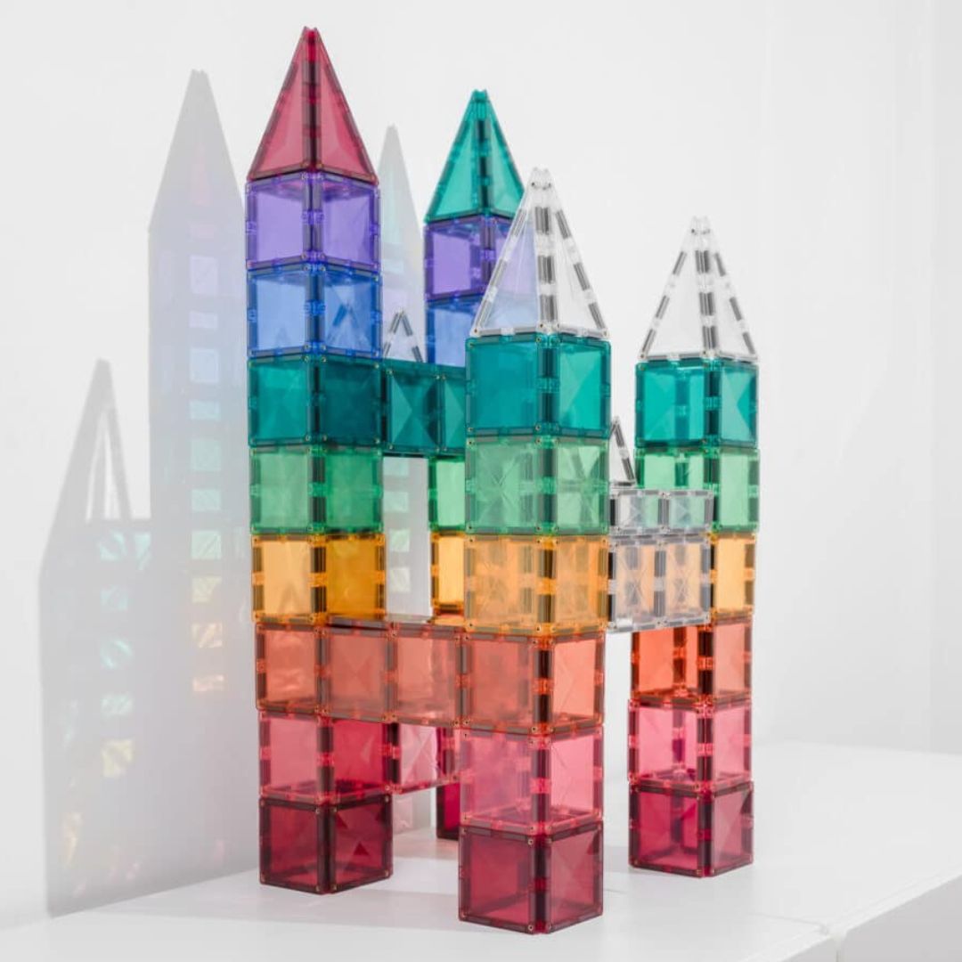 connetix magnetische tegels square pack - pastel - 40st  | CON-EU-P40S | 3