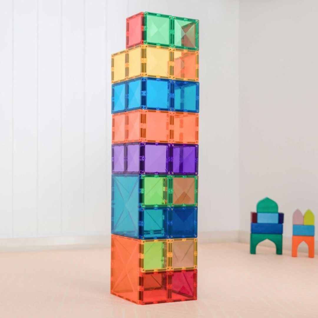 connetix magnetische tegels square - rainbow - 42st   | CON-EU-42S | 4