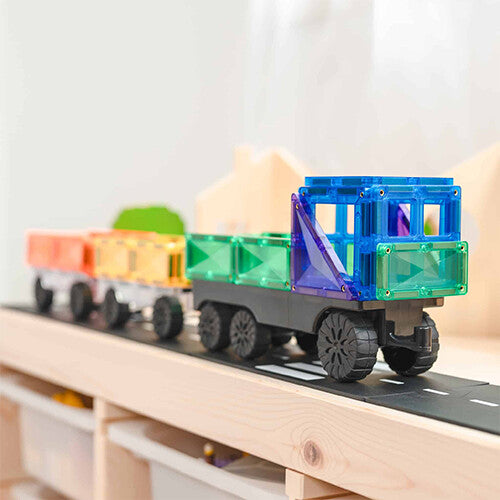 connetix magnetische tegels transport - rainbow - 50st | CON-EU-50T | 4