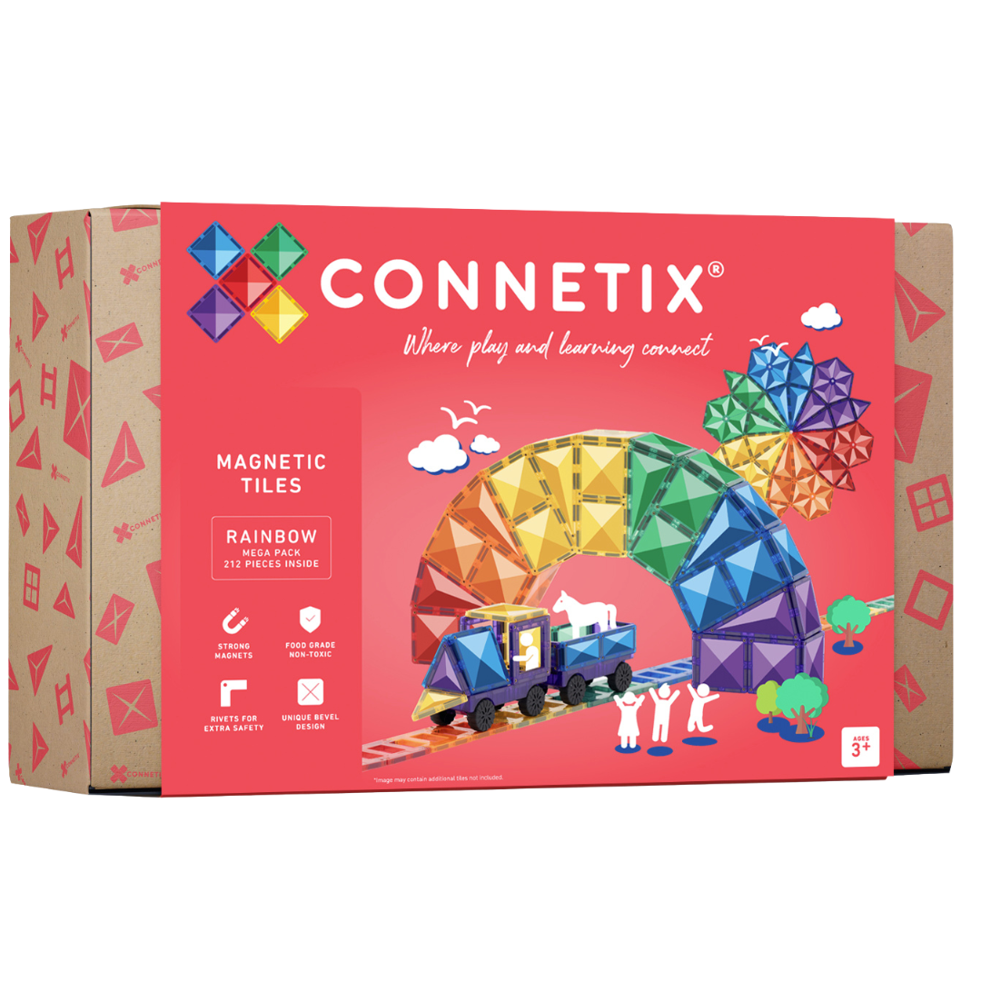 connetix magnetische tegels mega - rainbow - 212st   | CON-EU-212 | 11
