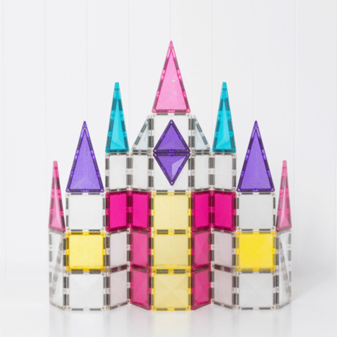 connetix magnetische tegels glitter unicorn 56st | CT-G-00056-GU | 3