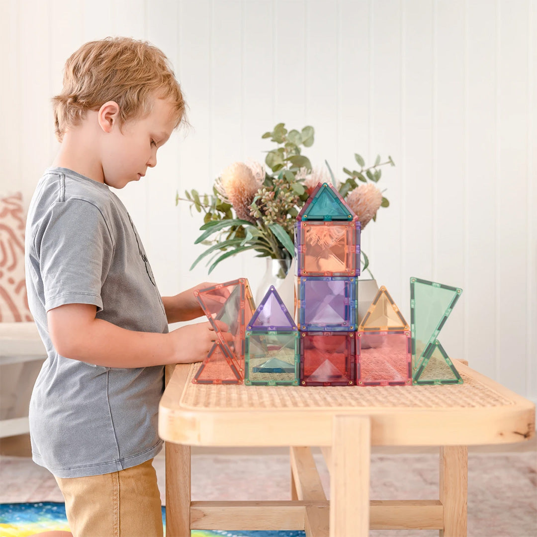 connetix magnetic tiles - pastel - 32 pcs