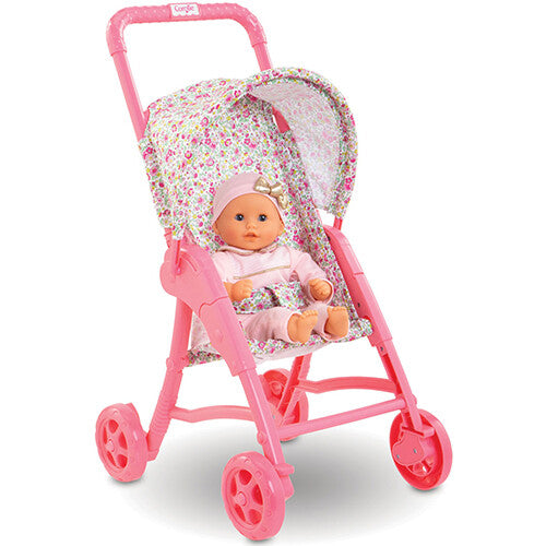 corolle poppenbuggy voor babypop - floral - 30 cm | 5610499 | 1