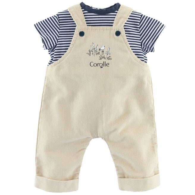corolle poppenoutfit tuinbroek en t-shirt voor babypop - 36 cm | 5610650 | 0