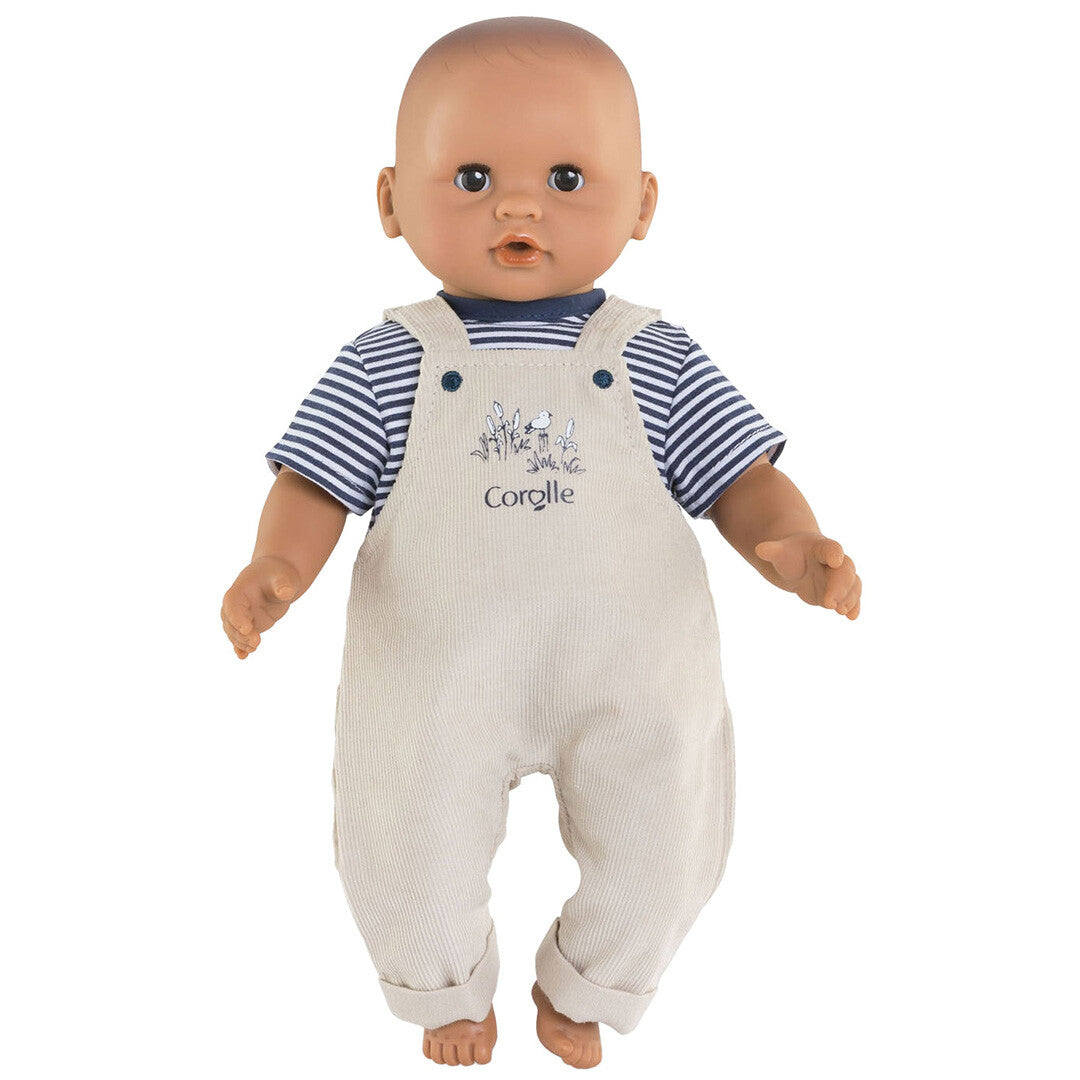 corolle poppenoutfit tuinbroek en t-shirt voor babypop - 36 cm | 5610650 | 2