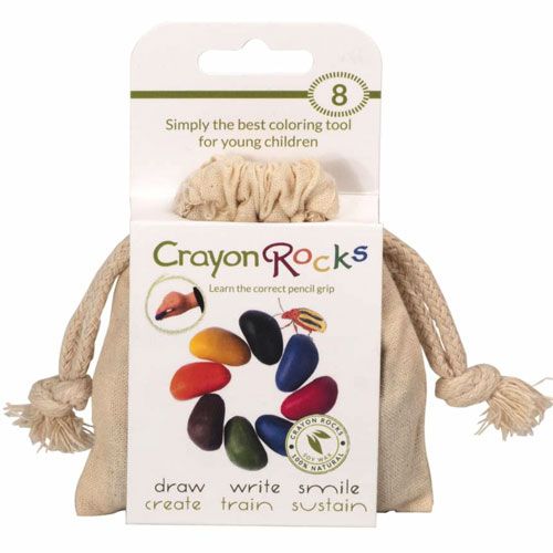 crayon rocks waskrijtjes 8 st in 8 kleuren - ecru zakje | CR.CMU.08 | 2
