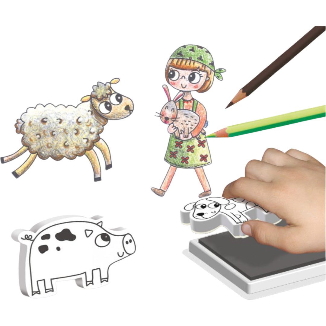 crealign stempelset mijn kleine boerderij - 11st | CL105 | 3