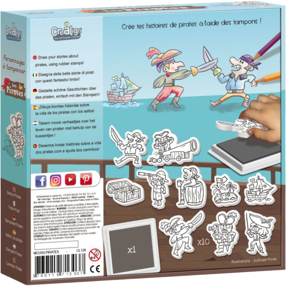 crealign stempelset piraten - 11st | CL124 | 3