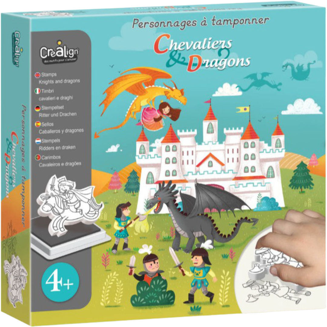 crealign stempelset ridders en draken - 11st | CL97 | 
