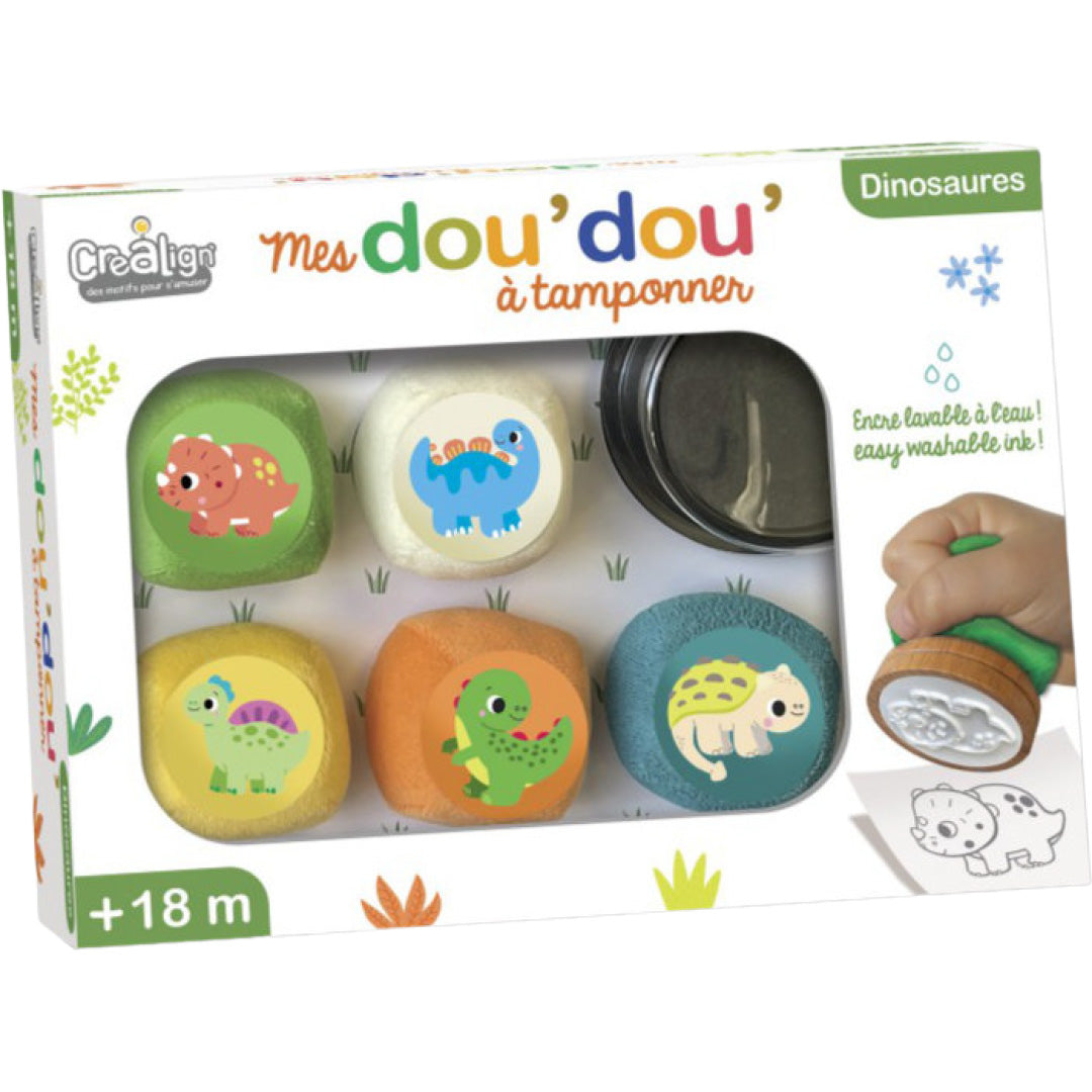 crealign stempels mijn eerste set - dino's - 6st | CL220 | 