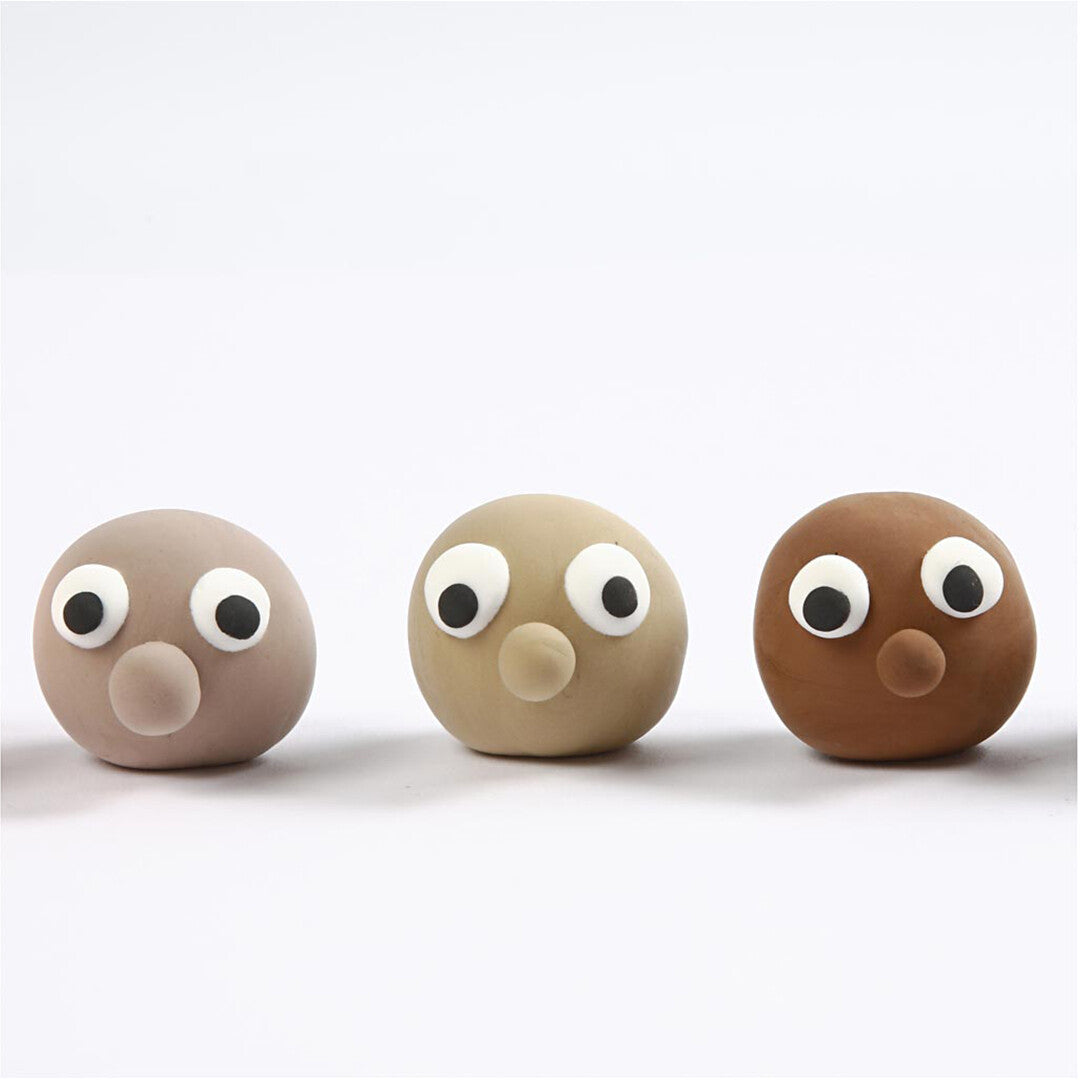 creativ company boetseerklei silk clay - skin colours - 6st | 79142 | 2