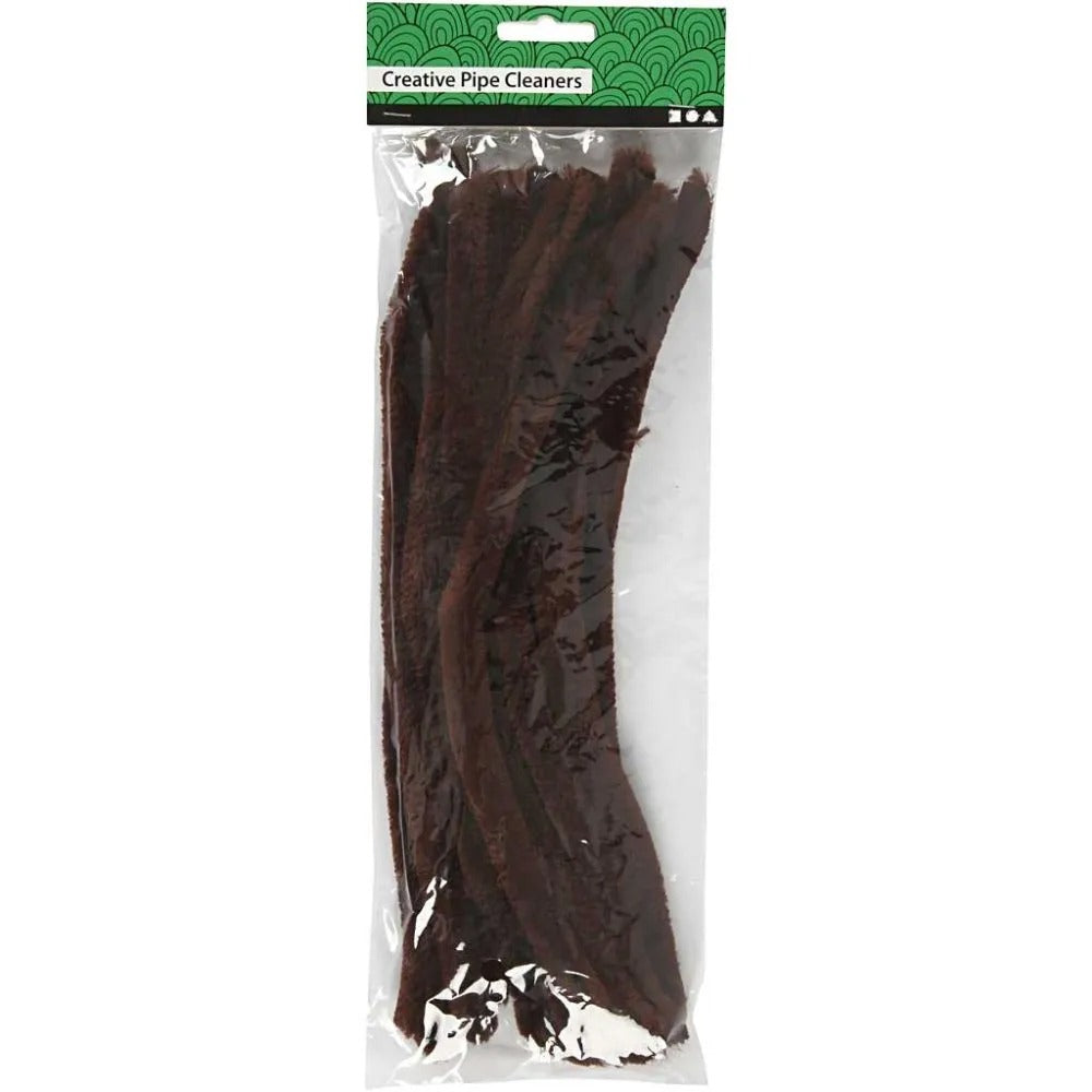 creativ company chenilledraad bruin - 15st | 51624 | 1