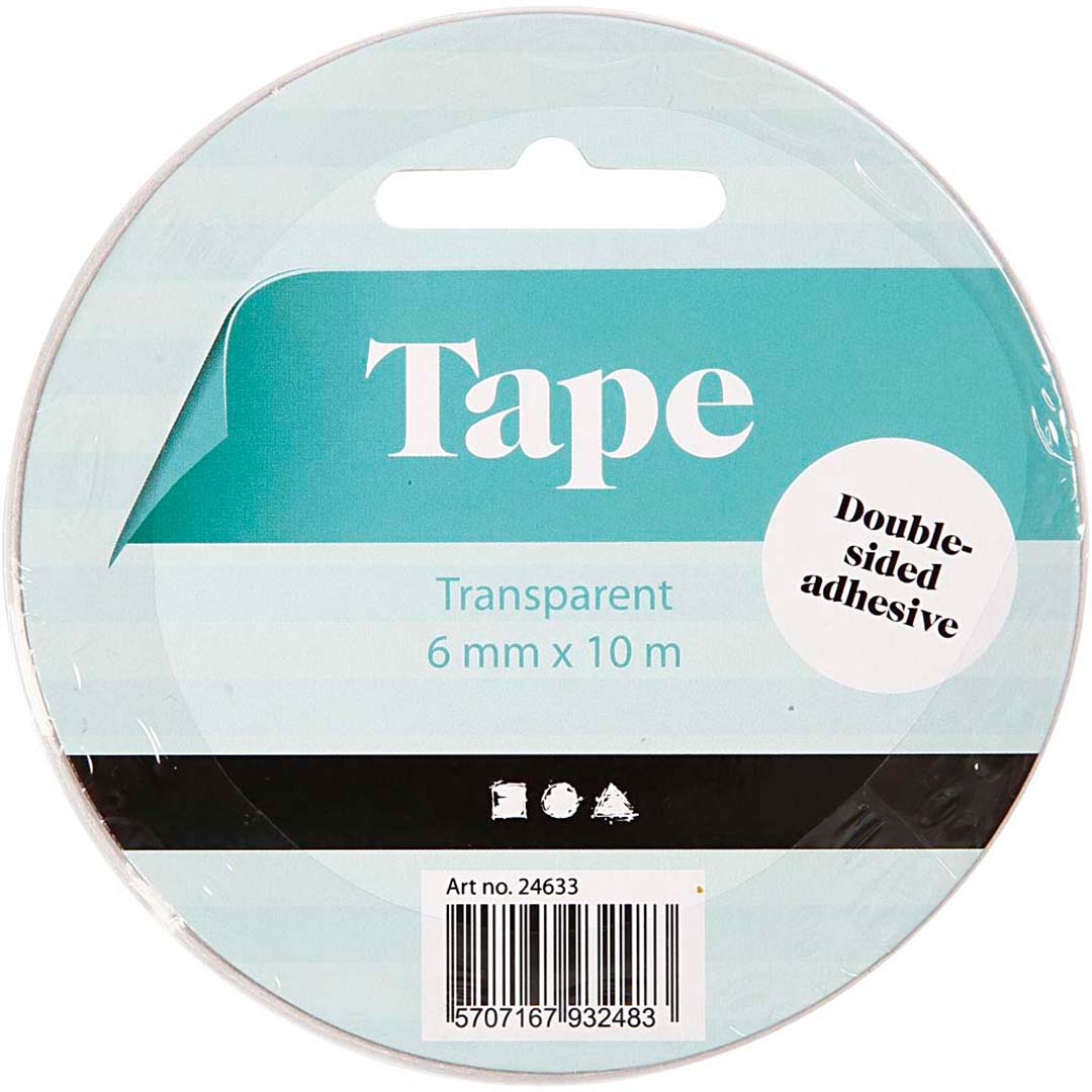 creativ company dubbelzijdig plakband 10 mtr | 24633 | 0
